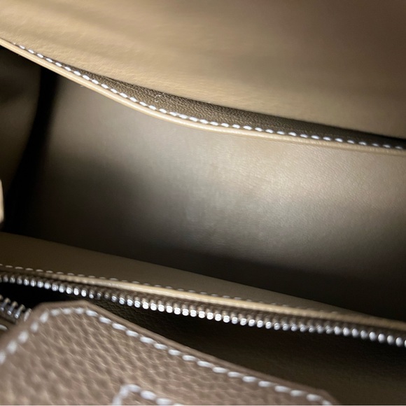 Authentic Hermes birkin25 etoupe stamp B. - Picture 10 of 16